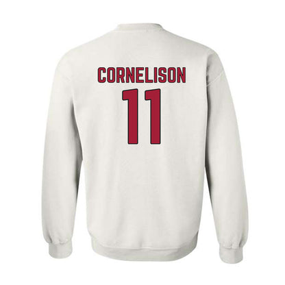 Arkansas - NCAA Baseball : Luke Cornelison - Sports Shersey Crewneck Sweatshirt-1