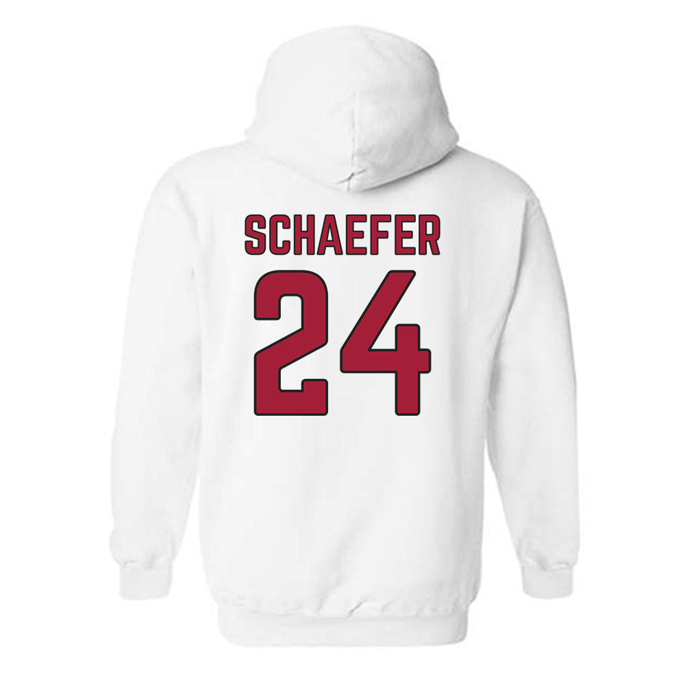 Arkansas - NCAA Baseball : Landon Schaefer - Sports Shersey Hooded Sweatshirt-1
