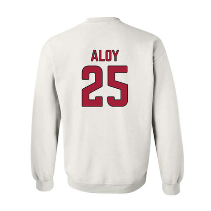 Arkansas - NCAA Baseball : Kuhio Aloy - Sports Shersey Crewneck Sweatshirt-1
