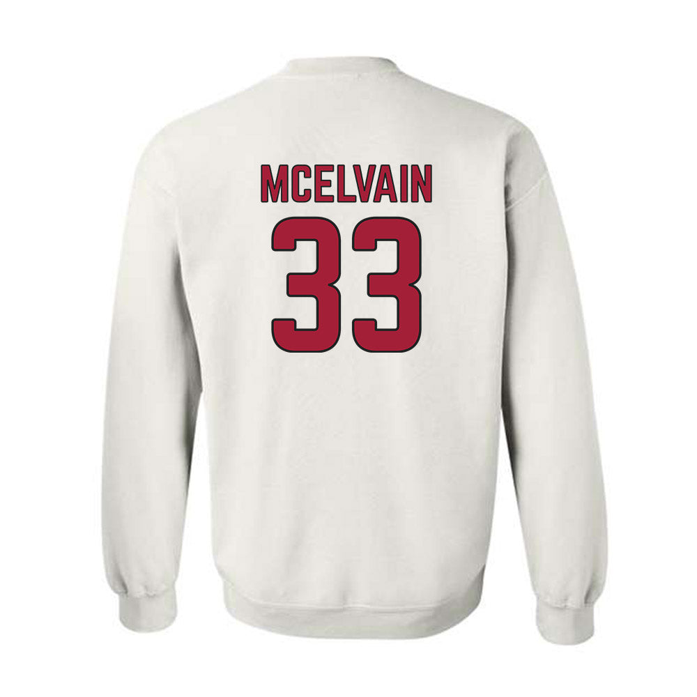 Arkansas - NCAA Baseball : Ethan McElvain - Sports Shersey Crewneck Sweatshirt-1