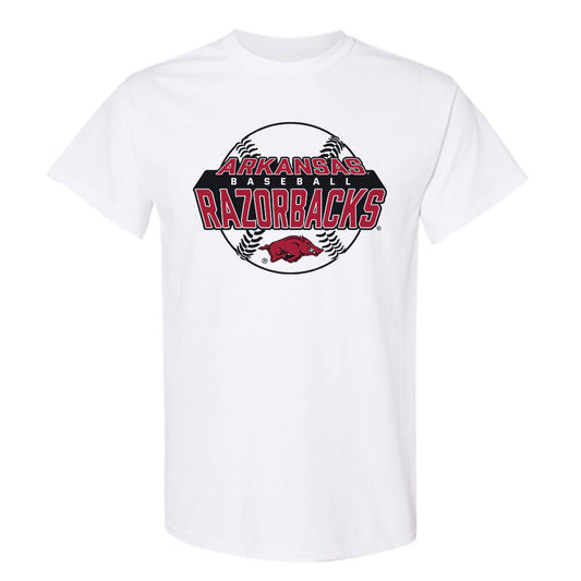 Arkansas - NCAA Baseball : Max Holland - Sports Shersey T-Shirt-0