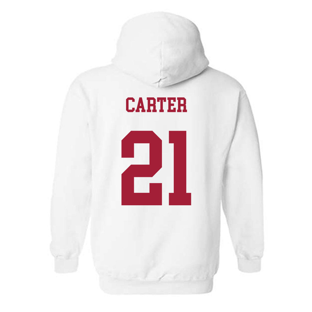 Arkansas - NCAA Softball : Ava Carter - Sports Shersey Hooded Sweatshirt-1