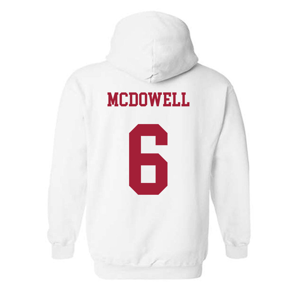 Arkansas - NCAA Softball : Ella McDowell - Sports Shersey Hooded Sweatshirt-1