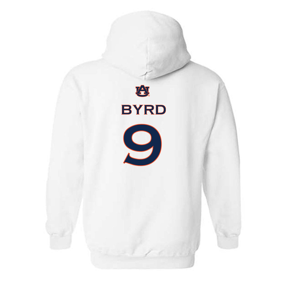 Auburn - NCAA Softball : Leah Byrd - Replica Shersey Hooded Sweatshirt-1