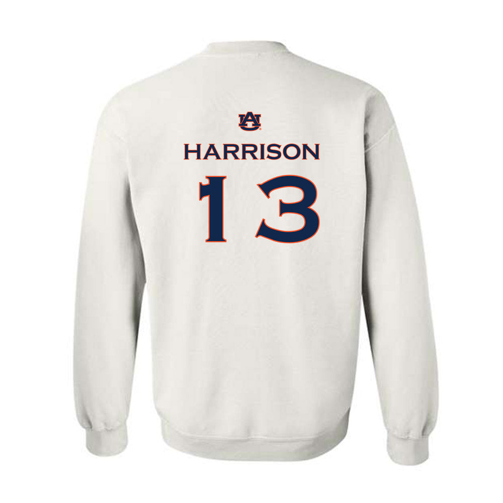 Auburn - NCAA Softball : Ella Harrison - Replica Shersey Crewneck Sweatshirt-1