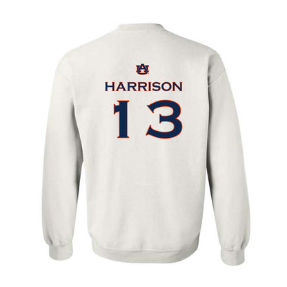 Auburn - NCAA Softball : Ella Harrison - Replica Shersey Crewneck Sweatshirt-1