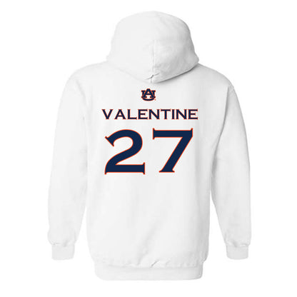 Auburn - NCAA Softball : Peyton Valentine - Replica Shersey Hooded Sweatshirt-1