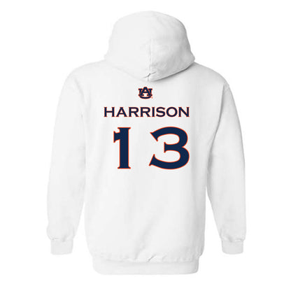 Auburn - NCAA Softball : Ella Harrison - Replica Shersey Hooded Sweatshirt-1