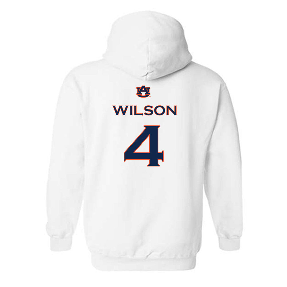 Auburn - NCAA Softball : Daigle Wilson - Replica Shersey Hooded Sweatshirt-1