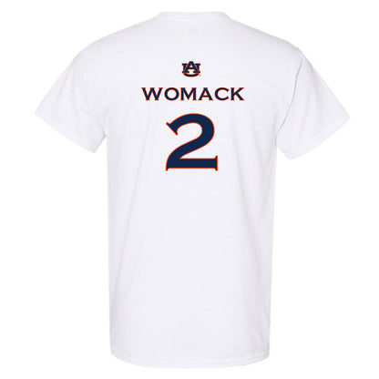 Auburn - NCAA Softball : MaNia Womack - Replica Shersey T-Shirt-1