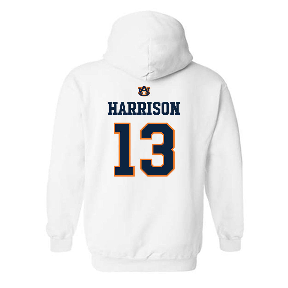 Auburn - NCAA Softball : Ella Harrison - Sports Shersey Hooded Sweatshirt-1