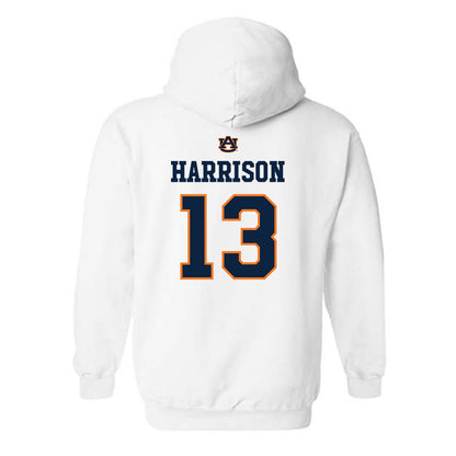 Auburn - NCAA Softball : Ella Harrison - Sports Shersey Hooded Sweatshirt-1