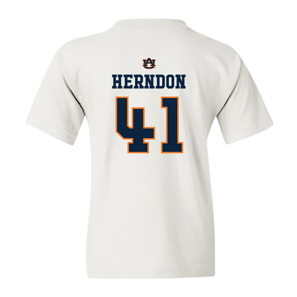 Auburn - NCAA Softball : Abby Herndon - Sports Shersey Youth T-Shirt-1
