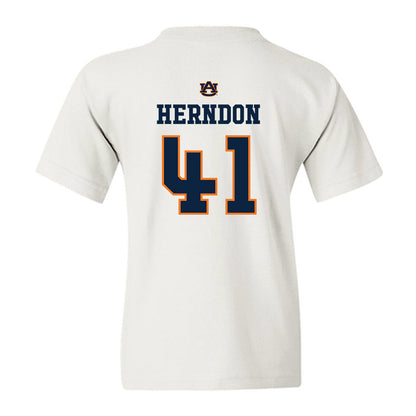Auburn - NCAA Softball : Abby Herndon - Sports Shersey Youth T-Shirt-1
