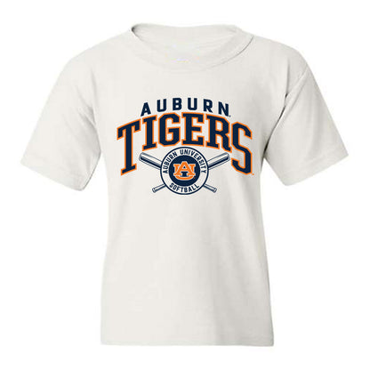 Auburn - NCAA Softball : georgia lessmann - Sports Shersey Youth T-Shirt-0