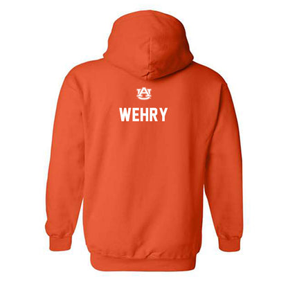 Auburn - NCAA Women's Gymnastics : Emma Wehry - Generic Shersey Hooded Sweatshirt-1