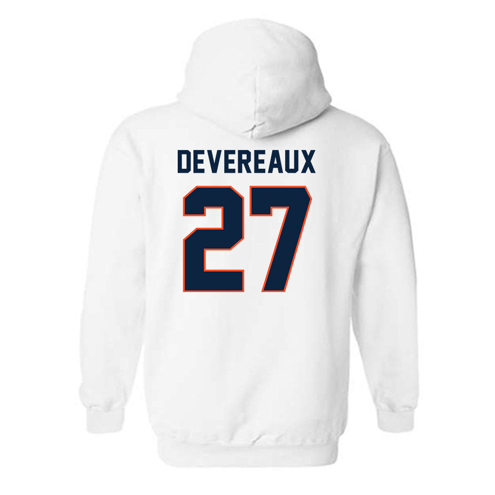 Auburn - NCAA Women's Soccer : Lileah Devereaux - Sports Shersey Hooded Sweatshirt-1