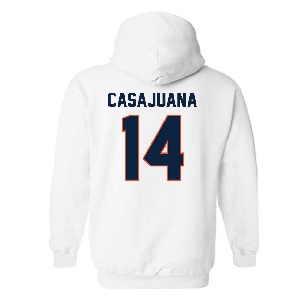 Auburn - NCAA Women's Soccer : Clara Casajuana - Sports Shersey Hooded Sweatshirt-1