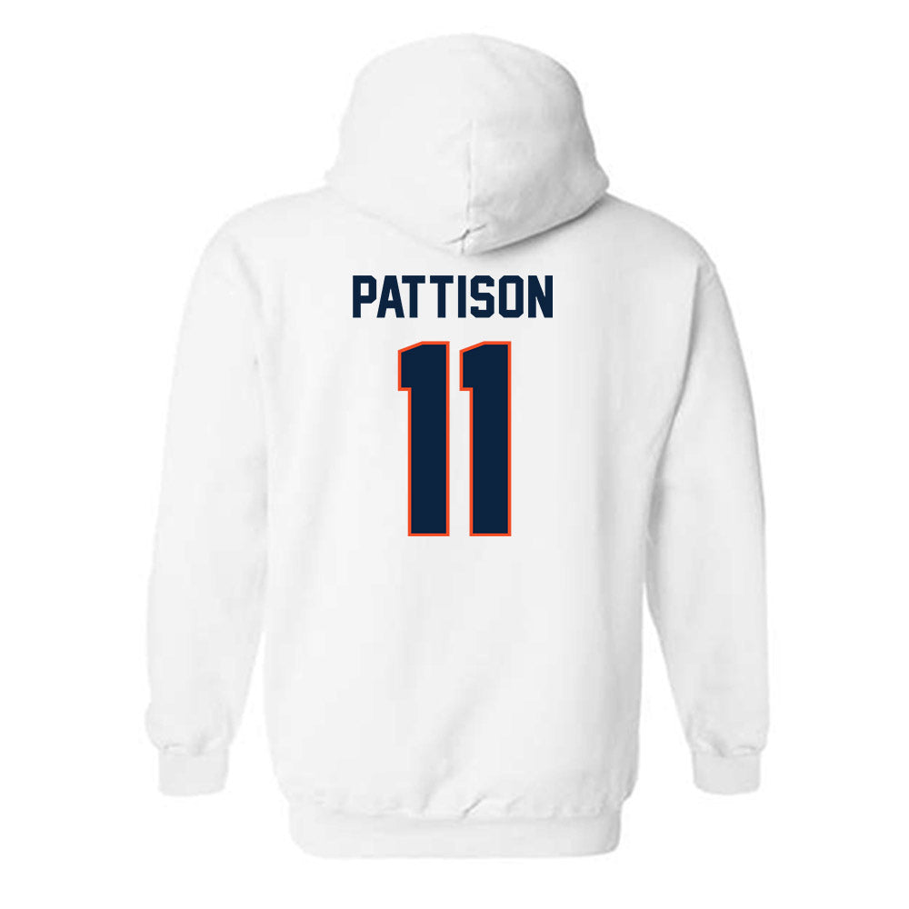 Auburn - NCAA Women's Soccer : Eva Pattison - Sports Shersey Hooded Sweatshirt-1
