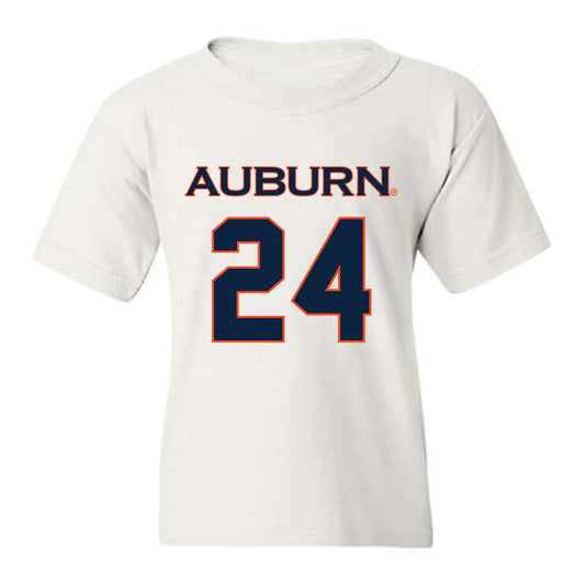 Auburn - NCAA Women's Soccer : Aurora Gaines - Sports Shersey Youth T-Shirt-0