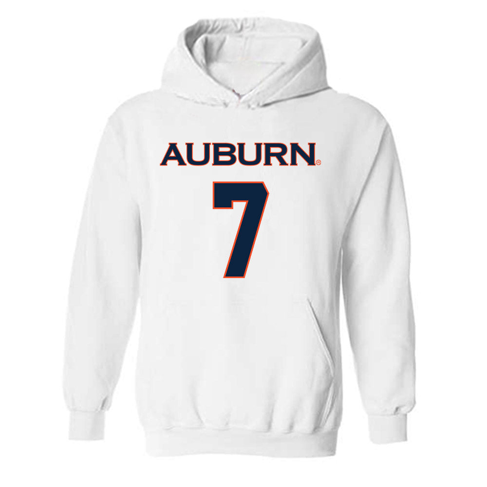 Auburn - NCAA Women's Soccer : Ava Caldwell - Sports Shersey Hooded Sweatshirt-0