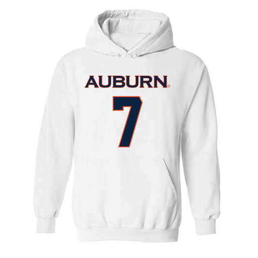 Auburn - NCAA Women's Soccer : Ava Caldwell - Sports Shersey Hooded Sweatshirt-0