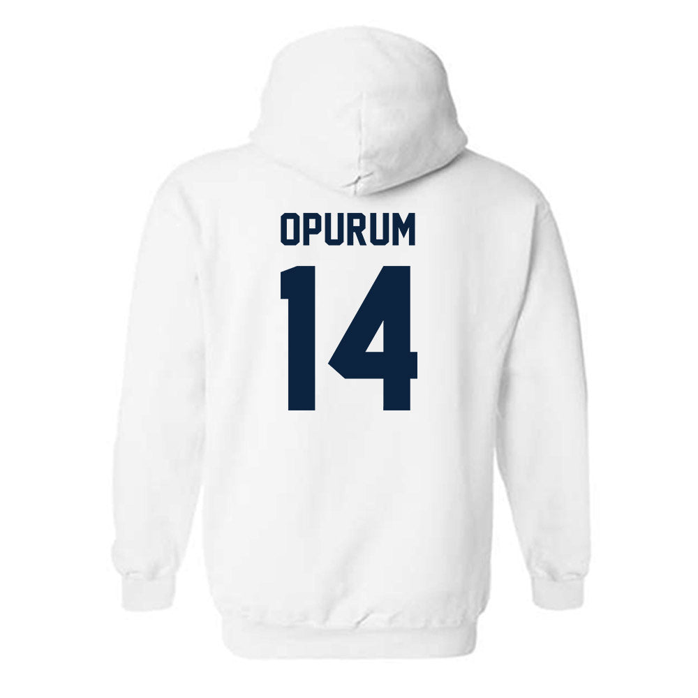 Auburn - NCAA Men's Basketball : Macdonald Opurum - Classic Shersey Hooded Sweatshirt-1