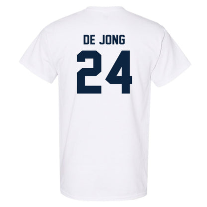 Auburn - NCAA Baseball : Justice de Jong - Classic Shersey T-Shirt-1