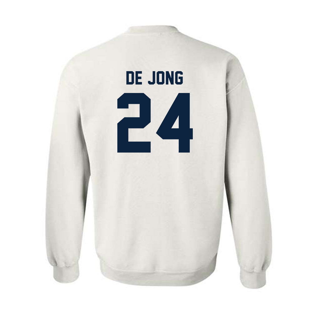 Auburn - NCAA Baseball : Justice de Jong - Classic Shersey Crewneck Sweatshirt-1