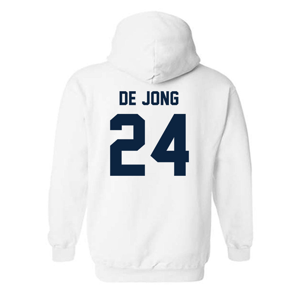 Auburn - NCAA Baseball : Justice de Jong - Classic Shersey Hooded Sweatshirt-1