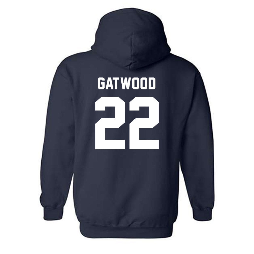 Auburn - NCAA Baseball : Connor Gatwood - Generic Shersey Hooded Sweatshirt-1
