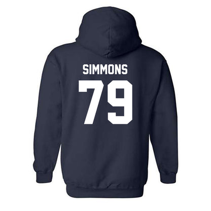 Auburn - NCAA Football : Jo Simmons - Generic Shersey Hooded Sweatshirt-1