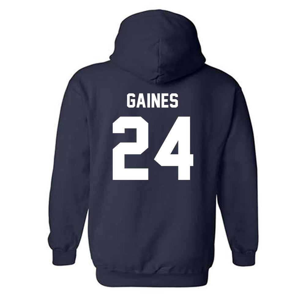 Auburn - NCAA Women's Soccer : Aurora Gaines - Generic Shersey Hooded Sweatshirt-1