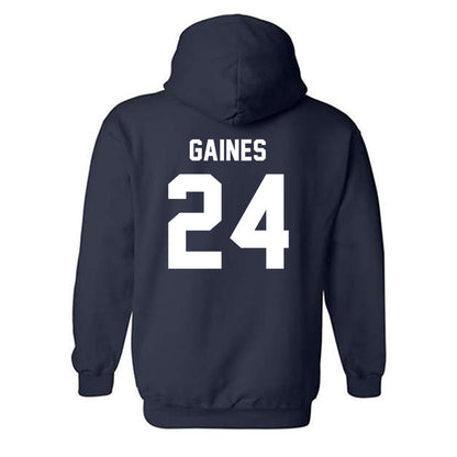 Auburn - NCAA Women's Soccer : Aurora Gaines - Generic Shersey Hooded Sweatshirt-1