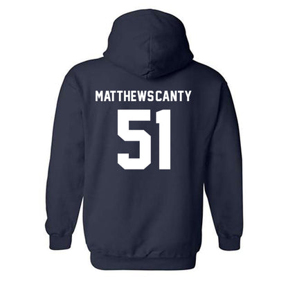 Auburn - NCAA Football : Michael Matthews-Canty - Generic Shersey Hooded Sweatshirt-1