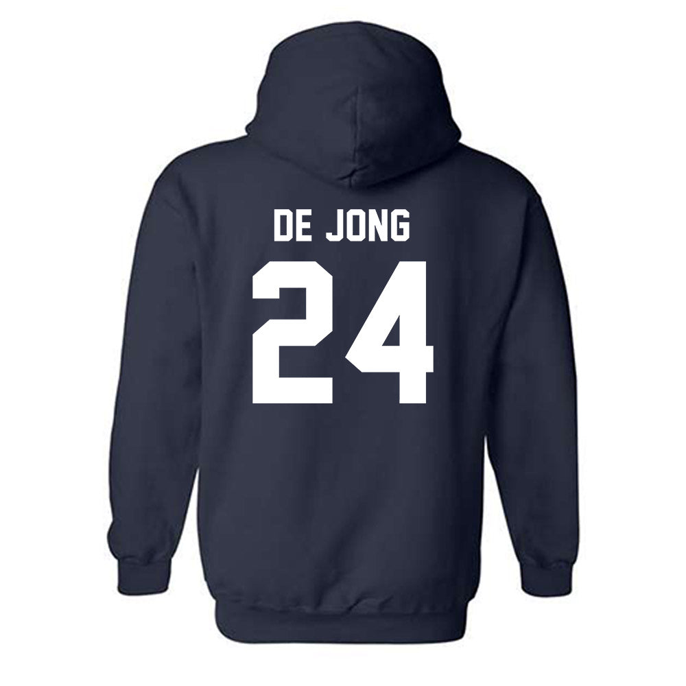 Auburn - NCAA Baseball : Justice de Jong - Generic Shersey Hooded Sweatshirt-1