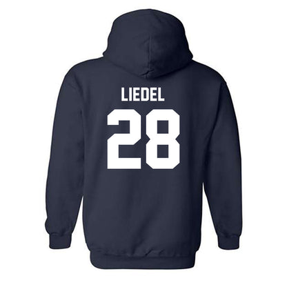 Auburn - NCAA Baseball : Carson Liedel - Generic Shersey Hooded Sweatshirt-1