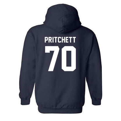 Auburn - NCAA Football : Parker Pritchett - Generic Shersey Hooded Sweatshirt-1