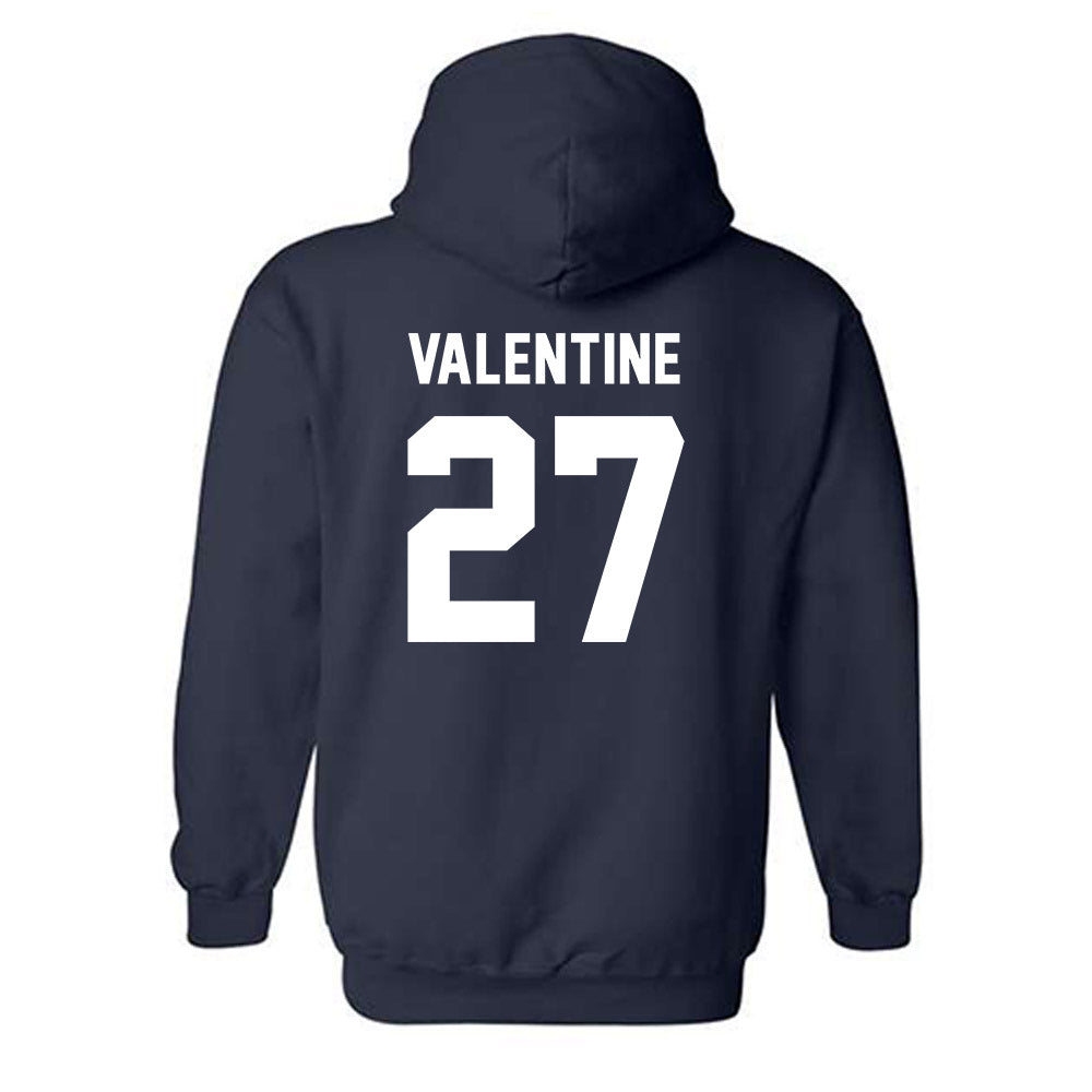 Auburn - NCAA Softball : Peyton Valentine - Generic Shersey Hooded Sweatshirt-1