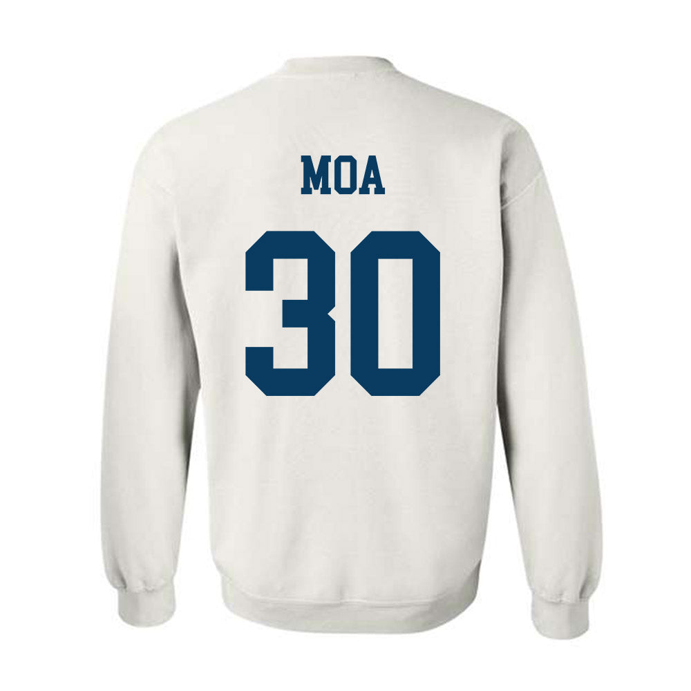 BYU - NCAA Football : Sione Moa - Crewneck Sweatshirt-1
