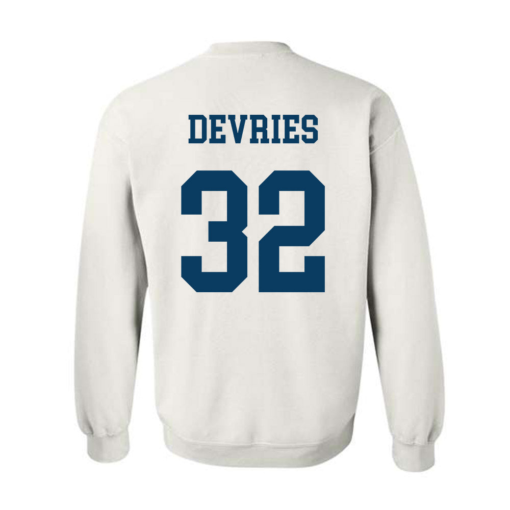 BYU - NCAA Football : Cannon DeVries - Crewneck Sweatshirt-1