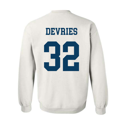 BYU - NCAA Football : Cannon DeVries - Crewneck Sweatshirt-1