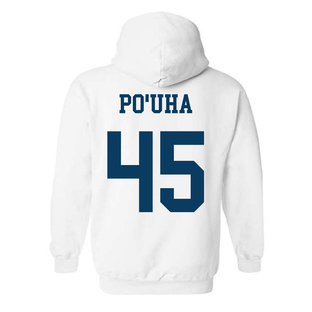 BYU - NCAA Football : Viliami Po'uha - Hooded Sweatshirt-1