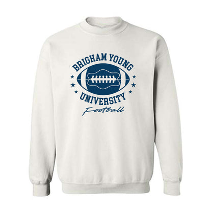 BYU - NCAA Football : Sione Moa - Crewneck Sweatshirt-0