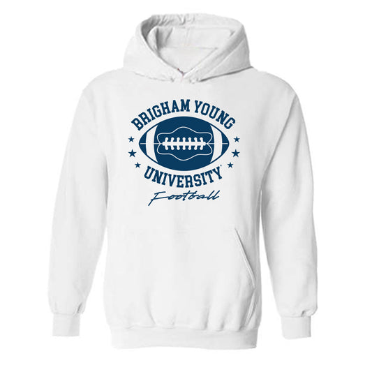 BYU - NCAA Football : Sione Moa - Hooded Sweatshirt-0