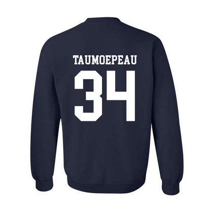 BYU - NCAA Football : Daniel Taumoepeau - Sports Shersey Crewneck Sweatshirt-1