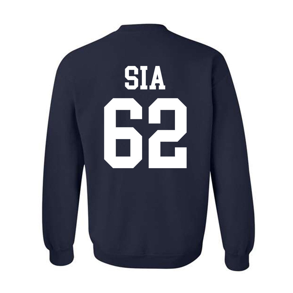 BYU - NCAA Football : Jr Sia - Sports Shersey Crewneck Sweatshirt-1