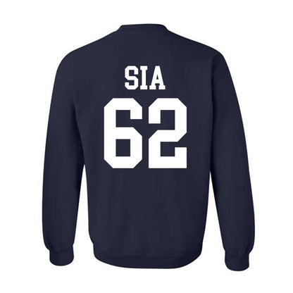 BYU - NCAA Football : Jr Sia - Sports Shersey Crewneck Sweatshirt-1