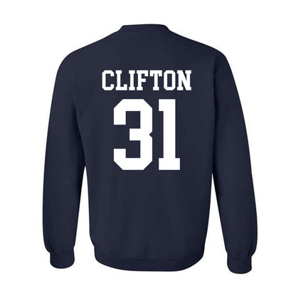 BYU - NCAA Football : Jake Clifton - Sports Shersey Crewneck Sweatshirt-1