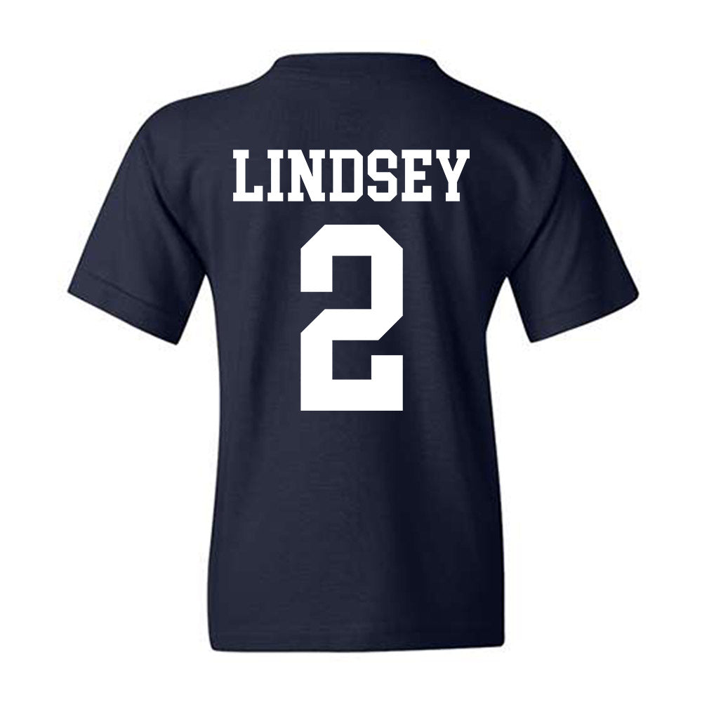 BYU - NCAA Football : Braxton Lindsey - Sports Shersey Youth T-Shirt-1